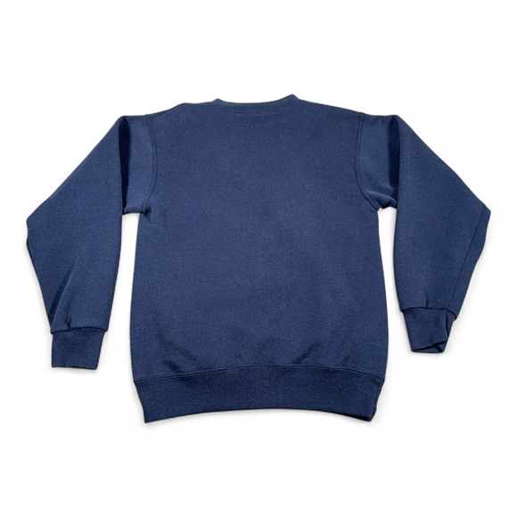 Vintage Desert Storm Sweater Adult MEDIUM Blue USA Military American Flag 90s - Picture 3 of 8